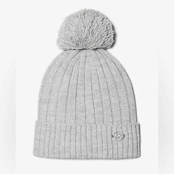 Michael Kors Pom-Pom Knit Beanie - Picture 1 of 4